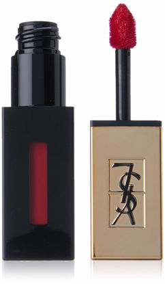 Picture of Yves Saint Laurent Rouge Pur Couture Vernis a Levres Glossy Stain, Rouge Gouache, 0.2 Ounce,C-YS-580-48