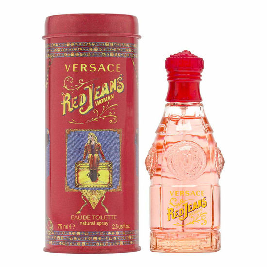 Picture of Red Jeans by Versace for Women 2.5 oz Eau de Toilette Spray