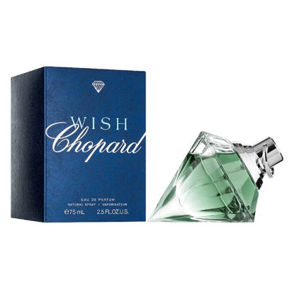 Picture of Wish By Chopard For Women - Creamy, Gourmand Eau De Parfum Fragrance Spray For Her - Sweet Blend Of Vanilla, Caramel, And Balsamic Notes - Long Lasting Scent In Diamond Glass Bottle - 2.5 Oz