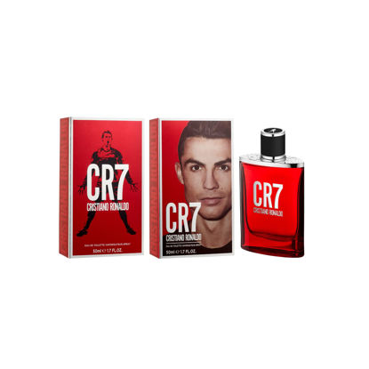 Picture of Cristiano Ronaldo - CR7 - Eau de Toilette Spray For Men - Aromatic Woody Fragrance With Notes of Bergamot, Sandalwood and Musk - 1.7 oz