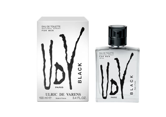 Picture of Ulric De Varens Eau De Toilette Spray for Men, Black, 3.4 Ounce