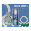 Picture of United Colors of Benetton Dreams Go Far 2 Piece Gift Set with Eau de Toilette and Deodrant for Men