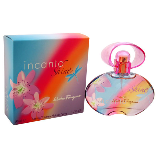 Picture of Salvatore Ferragamo Incanto Shine Women Eau De Toilette Spray, 1.7 Ounce