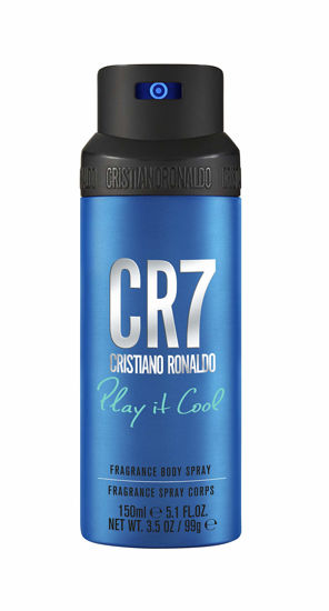 Picture of Cristiano Ronaldo CR7 Play It Cool - Blends Bright Citruses And Aromatic Fougere Notes - Fresh, Invigorating And Sensual - Light Enough For Everyday Wear - Masculine Fragrance - 5.1 Oz Body Spray