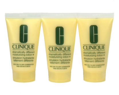 Picture of Pack of 3 x Clinique Dramatically Different Moisturizing Lotion+ 1 oz each, Sample Size Unboxed