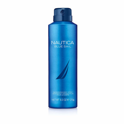 Picture of Nautica Blue Sail Men's Deodorizing Body Spray, 6 Fl Oz