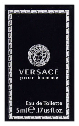 Picture of VERSACE POUR HOMME by Versace 0.17 oz Eau De Toilette MINI SPLASH NEW Box Men