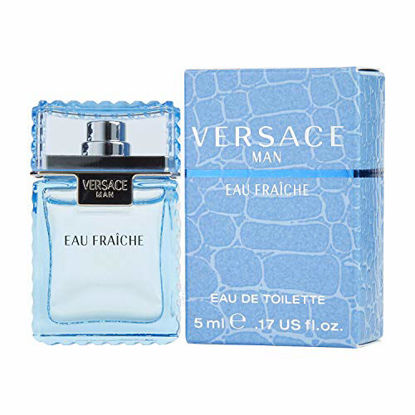 Picture of Versace MAN EAU Fraiche 0.17oz (5ml) EDT Mini Perfumes Men Versace