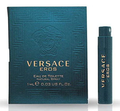 Picture of Versace Eros Eau De Toilette Travel Sample Spray Vial .03 Oz/1 Ml