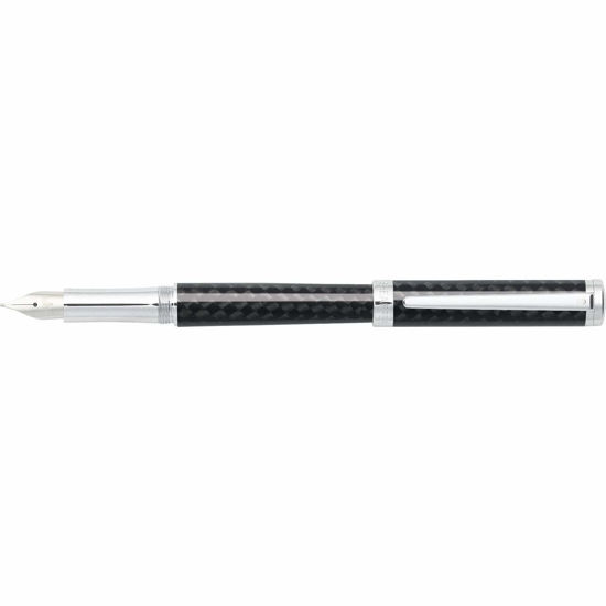 Picture of Sheaffer Intensity Carbon Fiber Fountain Pen with Chrome-Plated Trim and Medium Nib