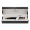 Picture of Sheaffer 300 Glossy Black Fountain Pen with Gold Tone Trim and Medium Nib