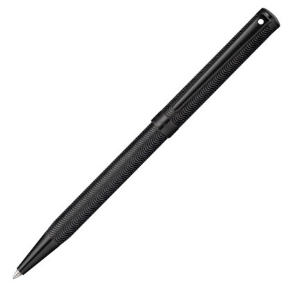 Picture of Sheaffer Intensity Engraved Matte Black PVD w/Polished Black Appointments Ballpoint Pen (E2924451)