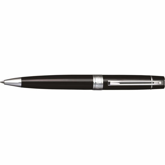 Picture of Sheaffer 300 Glossy Black Ballpoint Pen with Chrome-Plated Trim