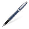 Picture of Sheaffer Prelude Deep Blue w/Horizontal Line Engraving and Fine Nib Fountain Pen