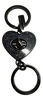 Picture of Coach Glitter Enamel Love Heart Turn Lock Valet Key Chain Ring 58512