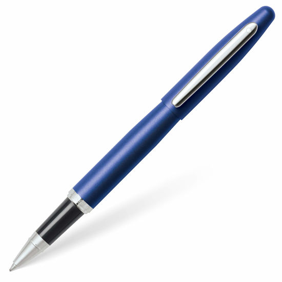 Picture of Sheaffer VFM Neon Blue Rollerball Pen with Chrome Trim