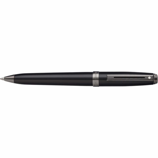 Picture of Sheaffer Prelude Gloss Black Ballpoint Pen with Gun Metal Tone PVD Trim