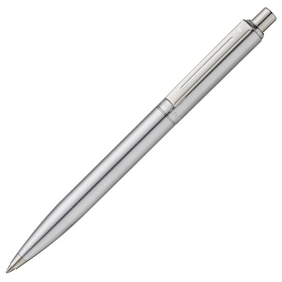 Picture of Schaffer CT SEN323BP Ballpoint Pen, Oil-Based, Sentinel, Brushed Chrome