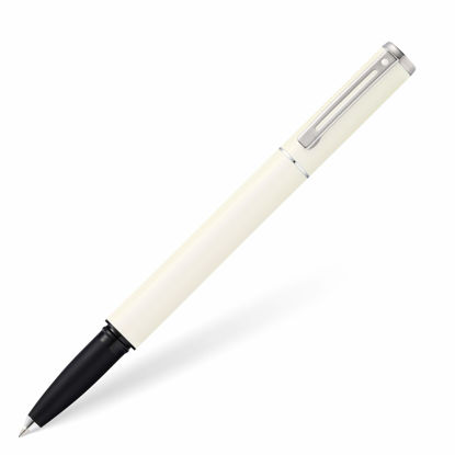 Picture of Sheaffer Pop Glossy White Gel Rollerball Pen with Chrome Trim