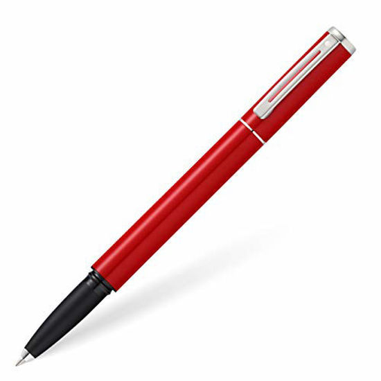 Picture of Sheaffer Pop Glossy Red Gel Rollerball Pen with Chrome Trim