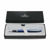 Picture of Sheaffer VFM Neon Blue Fountain Pen with Chrome Trim and Fine Nib