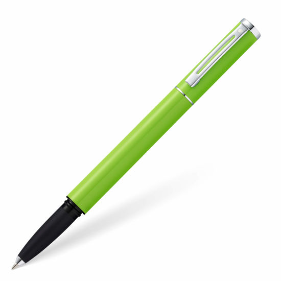 Picture of Sheaffer Pop Glossy Lime Green Gel Rollerball Pen with Chrome Trim