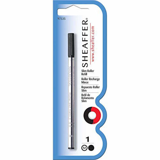 Picture of Sheaffer Slim Rollerball Refill - Black Medium - Blister Card