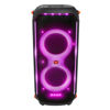 Picture of JBL PartyBox 710 -Party Speaker with Powerful Sound, Built-in Lights and Extra Deep Bass, IPX4 Splash Proof, App/Bluetooth Connectivity, Made for Everywhere with a Handle and Built-in Wheels (Black)