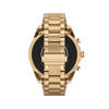 Picture of Michael Kors Gen 6 Bradshaw Gold-Tone Stainless Steel Smartwatch with Strap Set