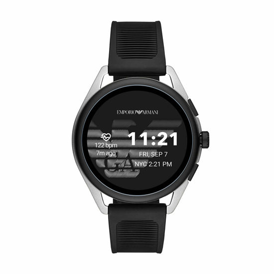 Emporio armani stainless sales steel touchscreen smartwatch