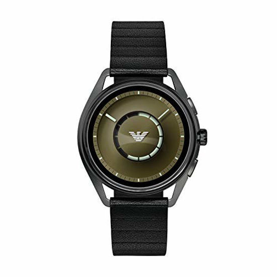 Picture of Emporio Armani Men's Stainless Steel Plated Touchscreen Smartwatch, Color: Gunmetal (Model: ART5009)