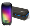 Picture of JBL Pulse 5 Black Bluetooth Light Show Speaker Bundle with Premium divvi! Hardshell Case