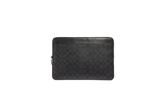 Picture of COACH Laptop Case In Signature Canvas