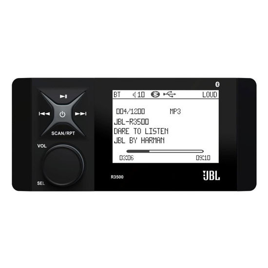 Picture of JBL JBLR3500 Wake-Series Marine Source Unit AM/FM/WB/USB/BT5 Stereo