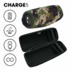 Picture of JBL Charge 5 Waterproof Portable Speaker with Built-in Powerbank and gSport Carbon Fiber Case (Green Camo)