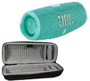 Picture of JBL Charge 5 - Portable Bluetooth Speaker with Exclusives Hardshell Travel Case, IP67 Waterproof and USB Charge Out (Teal)