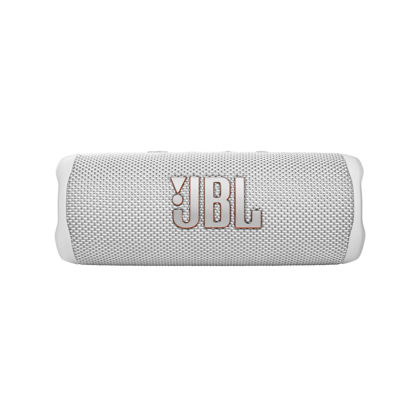 Picture of JBL Flip 6 - Portable Bluetooth Speaker, Powerful Sound and Deep Bass, IPX7 Waterproof, 12 Hours of Playtime, Speaker for Home, Outdoor and Travel (White) (Renewed)