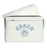 Picture of COACH Womens Laptop Sleeve In Signature Canvas with Coach Varsity - SV/CHALK/INDIGO Multi -Fits 13" Laptop