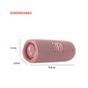 Picture of JBL Flip 6 - Portable Bluetooth Speaker, Powerful Sound and Deep Bass, IPX7 Waterproof, 12 Hours of Playtime, Speaker for Home, Outdoor and Travel (Pink) (Renewed)