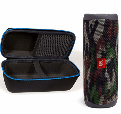 Picture of JBL Flip 5 Waterproof Portable Wireless Bluetooth Speaker Bundle with divvi! Protective Hardshell Case - Camouflage