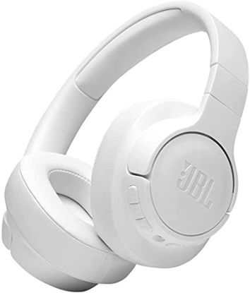 Picture of JBL Tune 760NC Over-Ear Headphones - Lightweight JBL Headphones Wireless Bluetooth, Foldable with Active Noise Cancellation - Bulk Packaging (White)