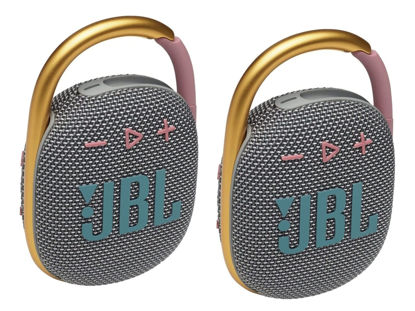 Picture of JBL Clip 4 - Portable Mini Bluetooth Speaker 2 Pack Combo Bundle (Renewed)