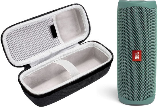 Picture of JBL Flip 5 Waterproof Portable Wireless Bluetooth Speaker Bundle with Hardshell Protective Carrying Case (Eco Green)