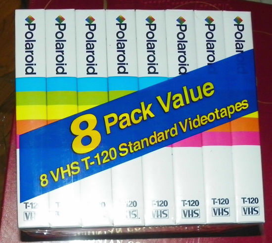 Picture of Polaroid Supercolor VHS 8 Pack