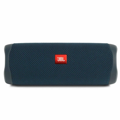 Picture of JBL Flip 5 Portable Bluetooth Speaker - Ocean Blue (JBLFLIP5BLUAM) (Renewed)