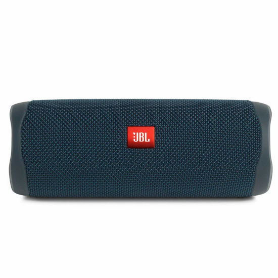 Picture of JBL Flip 5 Portable Bluetooth Speaker - Ocean Blue (JBLFLIP5BLUAM) (Renewed)