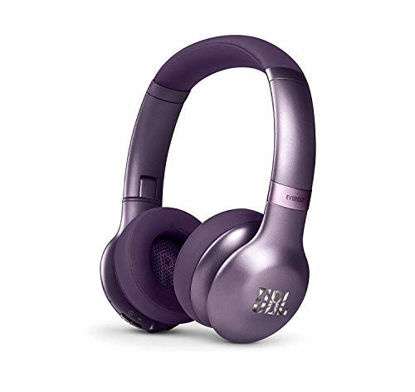 Picture of JBL Everest 310 On-Ear Wireless Bluetooth Headphones with Microphone - Purple (Certified Refurbished)