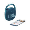 Picture of JBL Clip 4 Waterproof Portable Bluetooth Speaker Bundle with Megen Protective Hardshell Case (Blue)