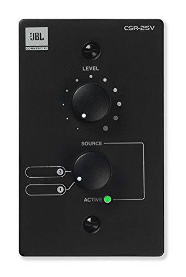 Picture of JBL CSR-2SV BLK | CSR Series Wall Mount Remote Control for CSM Mixer Black