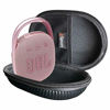 Picture of JBL Clip 4 Waterproof Portable Bluetooth Speaker Bundle with gSport Carbon Fiber Case (Pink)